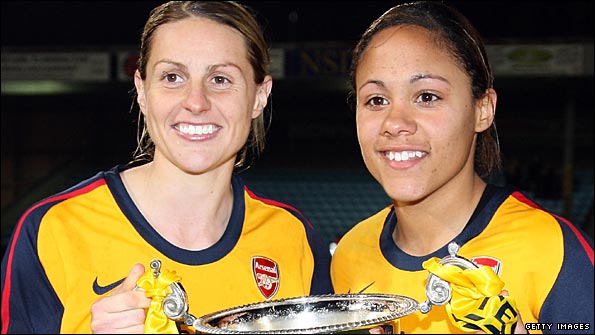 Kelly Smith and Alex Scott are now playing in the US