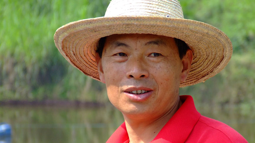 Jiang Feng Gui, a farmer.