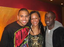 Chris Brown meet Trevor and Zena