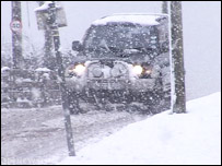 Car in snow