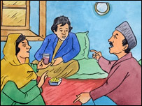 گلاب شاه،بهادرشاه،بی بی گل