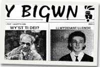 Rhifyn cyntaf Y Bigwn