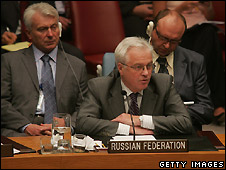 Đại sứ Nga Vitaly Churkin tại Hội đồng Bảo an LHQ hôm 11/07