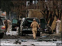 صحنه حمله انتحاری دوشنبه