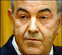 Irácký premiér Aláví 