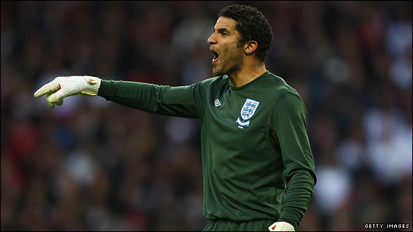 David James has not played for England since April's game with Ukraine