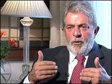 Lula durante entrevista à BBC