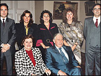 آگوستو پینوشه و خانواده اش