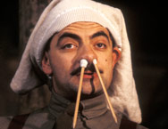 Edmund pretending to be mad