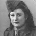 Betty in her NAAFI uniform Betty in her NAAFI uniform