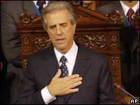 Tabaré Vázquez, presidente do Uruguai