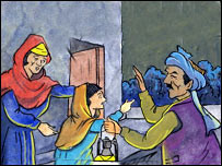 اکبر، زرمينه او پلوشه