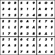 Crosswordoku solution - 2 February 2007