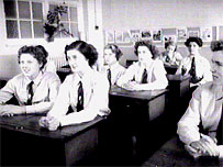Children at school in 1958