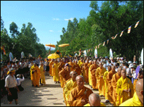 Lễ tang Hòa thượng Thích Huyền Quang