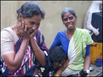 पीड़ितों के रिश्तेदार