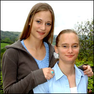 twins Sammy and Hattie Peters