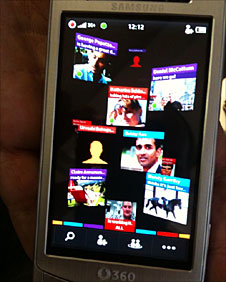 Screengrab of Vodafone's 360