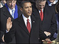 Barack Obama yemin töreninde