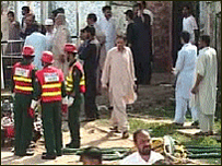 Saldırıya uğrayan cami