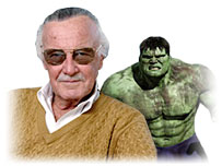 Stan Lee e Hulk 