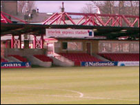 Accrington Stanley's main stand