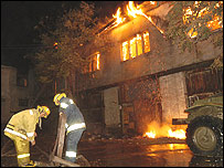 آتش سوزی در اداره ماليات کابل