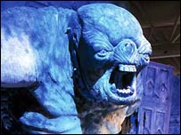 O modelo de um troll nas Minas de Moria