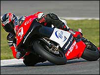 Chaz Davies in action 