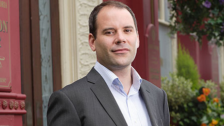 Cavan Clerkin in Albert Square