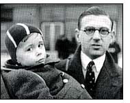 A rescued child with Nicholas