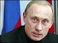 Vladimir Putin, presidente da Rússia