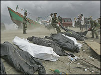 ہلاکتوں کی کل تعداد ڈیڑھ لاکھ بتائی جاتی ہے