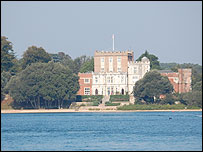 The hotel on Brownsea Island