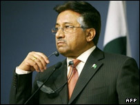 پرویز مشرف رییس جمهوری پاکستان