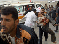 ग़ज़ा में इसराइली हमले