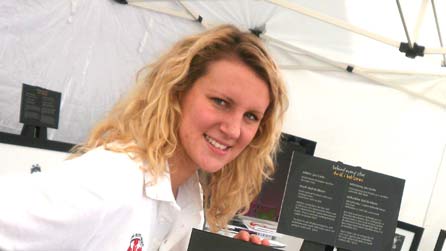 Jazz Carlin at Sport Wale's 'Behind Every Star 'campaign 2010