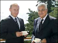 عباس اور پیوٹن 