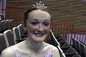 Becky dances as the Sugar Plum Fairy