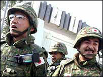 Irak'ın güneyindeki Japon askerleri