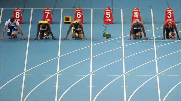 The finals without disqualified Usain Bolt