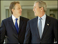Tony Blair e George W. Bush