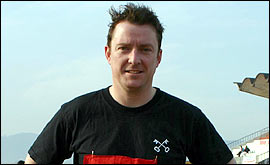 Ade Clewlow after a 10Km race