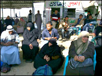 Posto de Rafah, em Gaza (AFP)