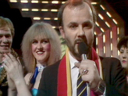 Hosting 'Top of the Pops' in the 80s