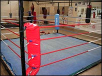 Boxing ring in Far Cotton.