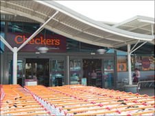 Outside a Waitrose store