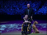 Harriet and Yepa at Crufts 2008