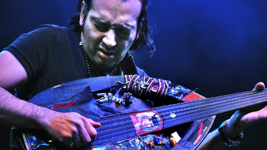 Speed Caravan live at the Old Fruitmarket. Photo by Louis Decarlo