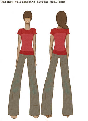 Fashion model; Plain